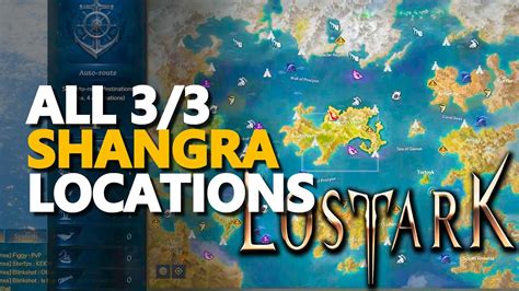 All Shangra Locations Lost Ark YouTube