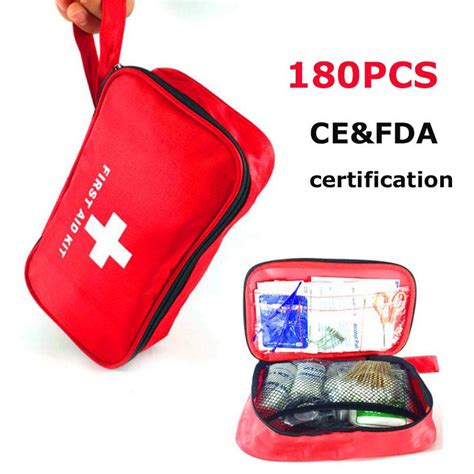 Pcs First Aid Kit Camping Hiking Medical Emergency Bag Medical Kit