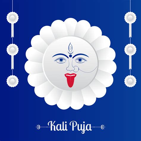 happy kali puja celebration social media template design 4990373 Vector ...