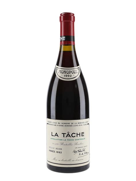 La Tache 1992 - Lot 131864 - Buy/Sell Burgundy Wine (Red) Online