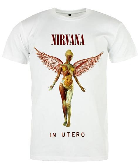 Nirvana In Utero Tour T Shirt Free Ship