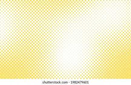 Yellow Background Circle Shapes Illustration Stock Illustration ...