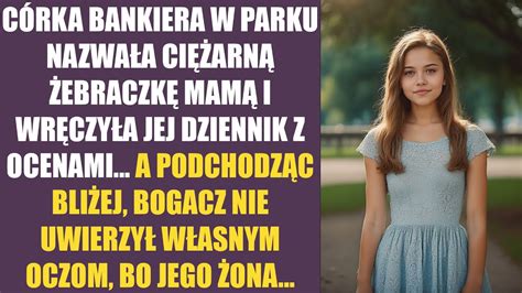 C Rka Bankiera W Parku Nazwa A Ci Arn Ebraczk Mam I Wr Czy A Jej