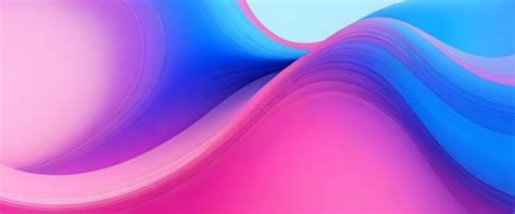 Premium Photo Abstract Chromatic Harmony The Pinkblue Waves Transition