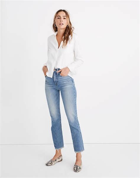 Madewell Perfect Vintage Jean Best Straight Leg Jeans For Women Popsugar Fashion Photo 2