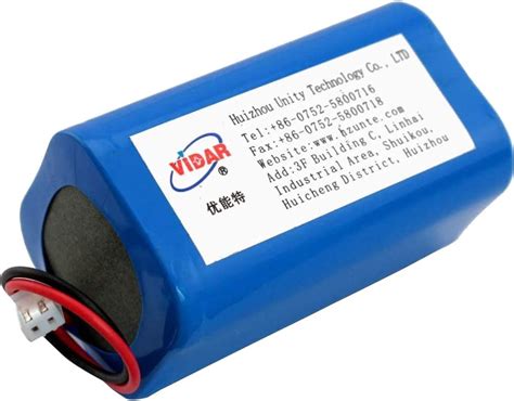 Rechargeable Lithium Ion Battery Pack VIDAR 3 7V 10400mAh High