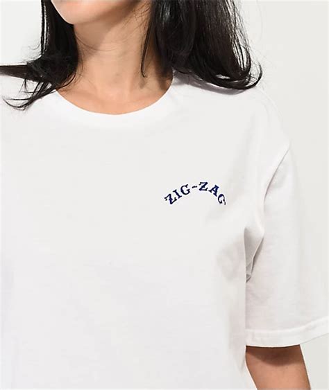 Zig-Zag Classic White T-Shirt