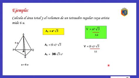 SÓlidos GeomÉtricos El Tetraedro 6º Youtube