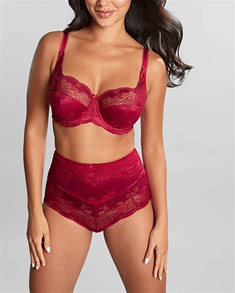 Clara Full Cup Bra Orchid Red TKD Lingerie