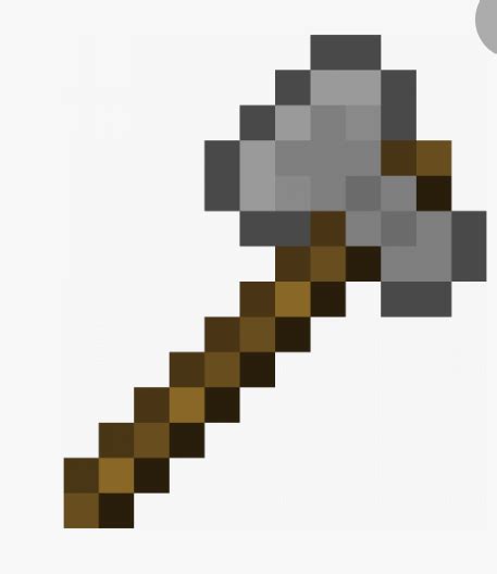 Minecraft stone axe Blank Template - Imgflip