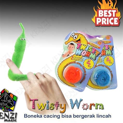 Jual Alat Sulap Twisty Worm Boneka Cacing Bergerak FVK BG Model Baru