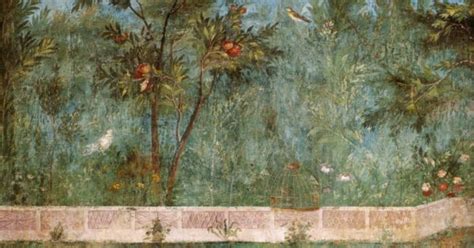 The Painted Garden From The Villa Of Livia For Naturemw Milestone Rome