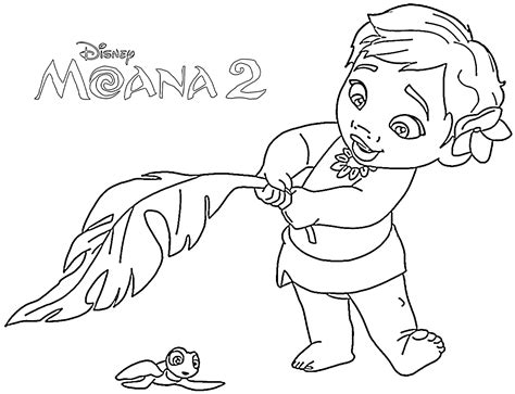 Moana 2 Para Colorir E Imprimir