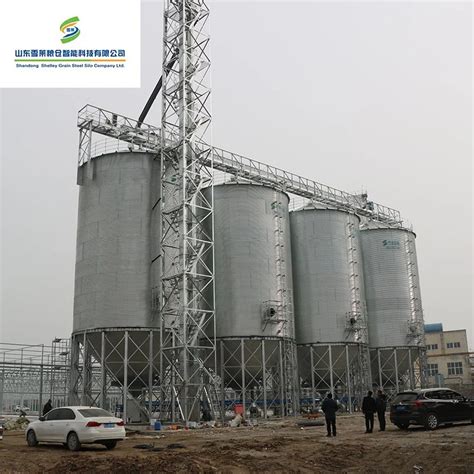 500mt Grain Silos Wheat Maize Paddy Sorghum Storage Steel Galvanized