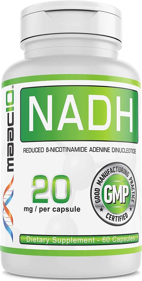 Amazon ENADA 20 X NADH Supplement Boost Energy Mental Focus