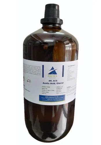 Transparent Glacial Acetic Acid Packaging Size Kg At Rs Bottle