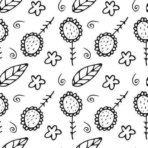 seamless pattern in doodle style 2449924 Vector Art at Vecteezy