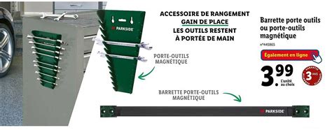 Promo Barrette Porte Outils Ou Porte Outils Magn Tique Chez Lidl