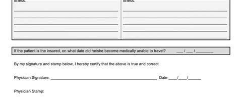 Physician Statement Form ≡ Fill Out Printable Pdf Forms Online