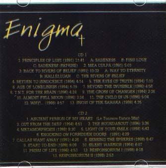 Enigma greatest hits collection 2 CDs