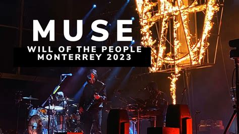 Concierto Muse Monterrey 2023 Will Of The People Youtube