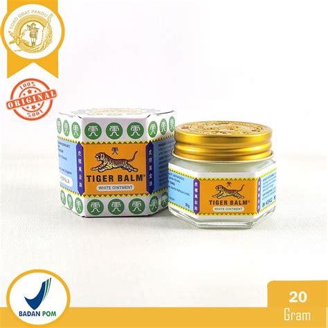 Jual TIGER BALM WHITE OINTMENT BALSEM MACAN BALSEM CAP MACAN