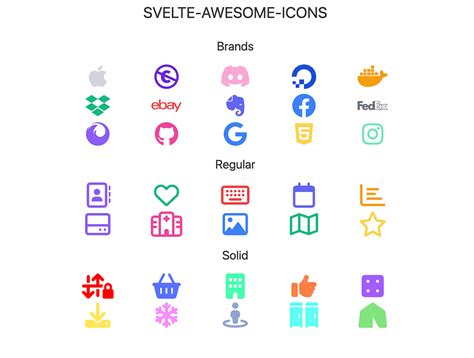 New Font Awesome SVG Icons for Svelte | by Shinichi Okada | mkdir Awesome