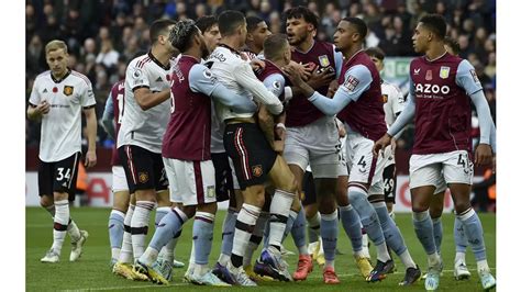 Premier League 2022 23 Aston Villa Beat Manchester United 3 1 In Unai