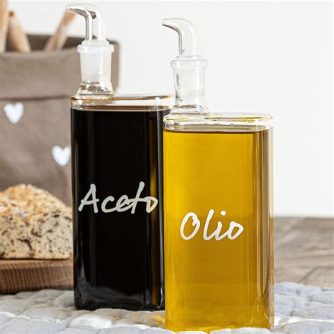 Set 2 Bottiglie Olio Aceto 2x400ml — Simple Day