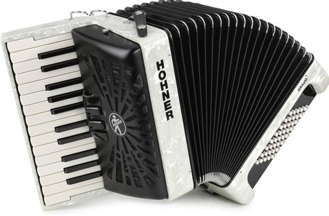 Hohner Piano Accordion Bravo Ii 48 Pearl Dark Blue With Gig Bag And Straps Musical