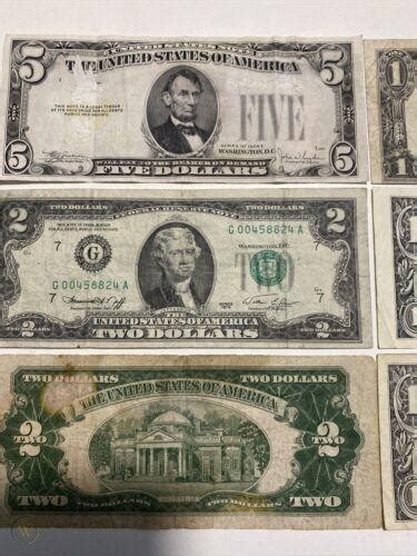 6 Error Dollar Bill Notes Misalgned ，off Center， Yellow Seal Super Top Rare ！ 3940828712