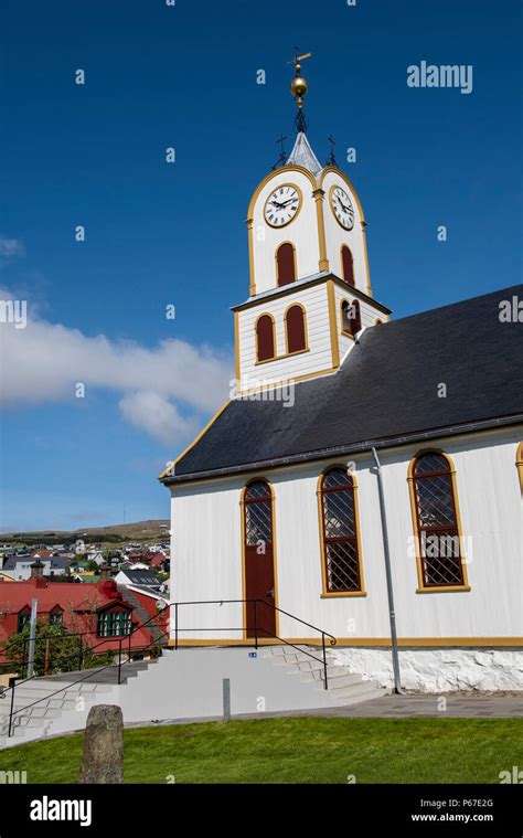 Denmark, Faroe Islands, Torshavn. Capital city of Faroes. Historic ...