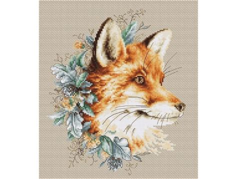 The Fox Cross Stitch Kit Code B2292 Luca S Buy Online On