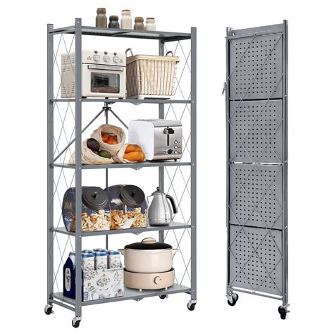 Free Shipping Cookcok Tier Storage Shelving Unit Metal Shelf