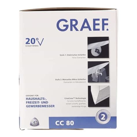 Graef Hybrid-Messerschärfer CC 80 DE im Messerschärfer (elektrisch ...