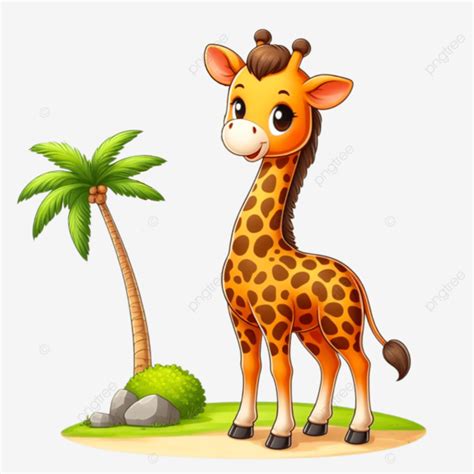 Cute Giraffe Cartoon Art, Cute Giraffe Cartoon, Giraffe Cartoon, Cute ...