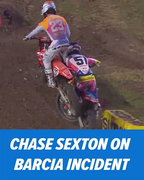 Supercross Live On Twitter Chase Sexton On The Incident With Justin