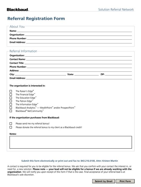 Referral Registration Fill Online Printable Fillable Blank PdfFiller