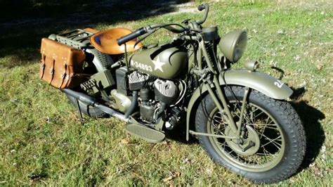 Wwii Indian Model 741 Military Motorcycle For Sale On 2040 Motos