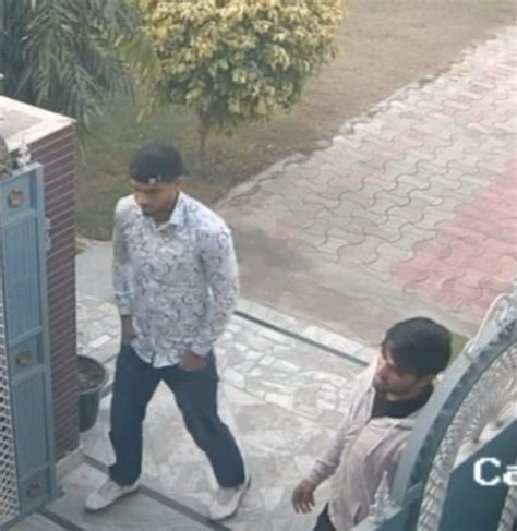 The Miscreants Coming To The House Were Caught In Cctv Case Registered