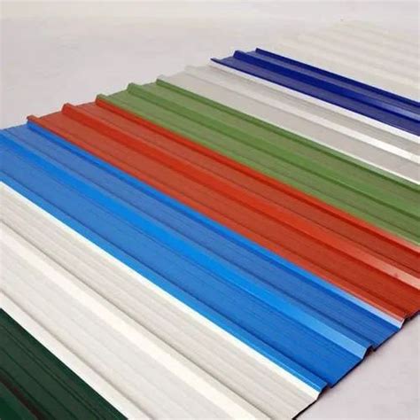 Jsw Blue Steel Powder Coated Roofing Sheet Thickness Of Sheet Mm