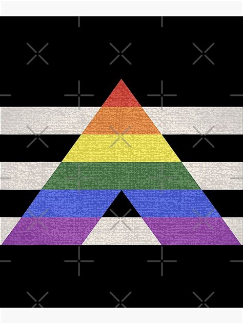 "LGBT Gay Pride Ally Flag LGBT Ally" Poster for Sale by GardNewerd ...