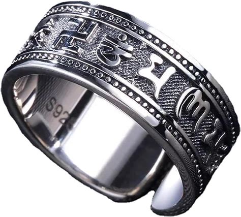 Anillo de runa vikinga para mujeres y hombres anillo clásico abierto