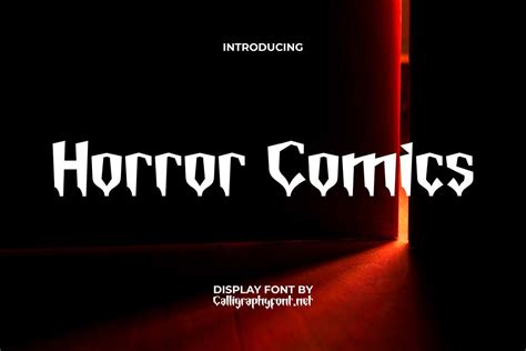 Horror Comics Font by CalligraphyFonts.net