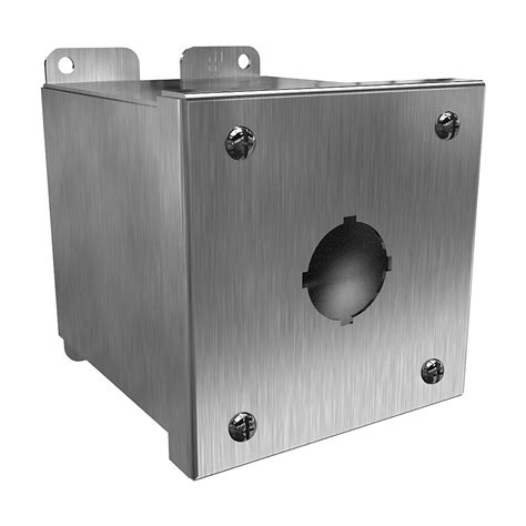 Pushbutton Enclosure X X In Wall Mount Stainless Steel Pn