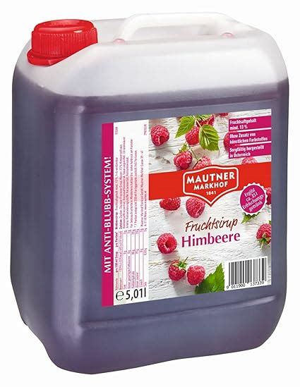 Mautner Markhof Himbeer Sirup 5l Amazon de Lebensmittel Getränke