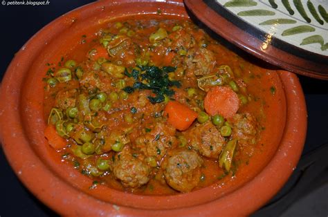 Petit en K Tajine à la viande hachée et petit pois gourmant trés façile