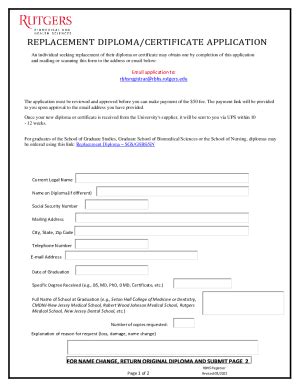 Fillable Online Instructions For Ordering A Replacement Or Duplicate