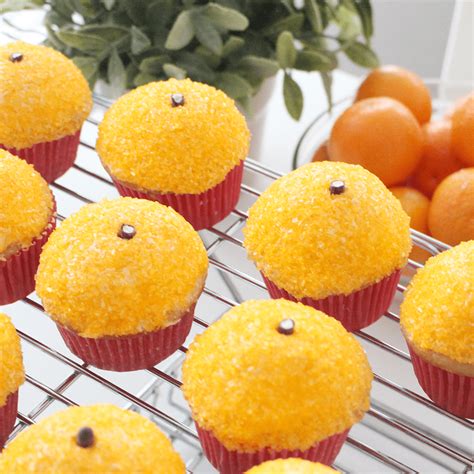 Clementine Cupcakes with Homemade Clementine Jam - Pankobunny