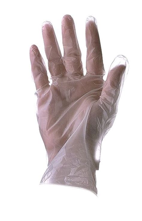 Ansell Protective Products Clear Vinyl Gloves size small from Cole-Parmer